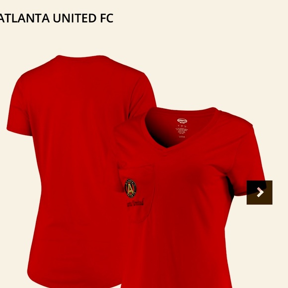 NWT Women’s MLS Atlanta United pocket tee - Picture 1 of 1